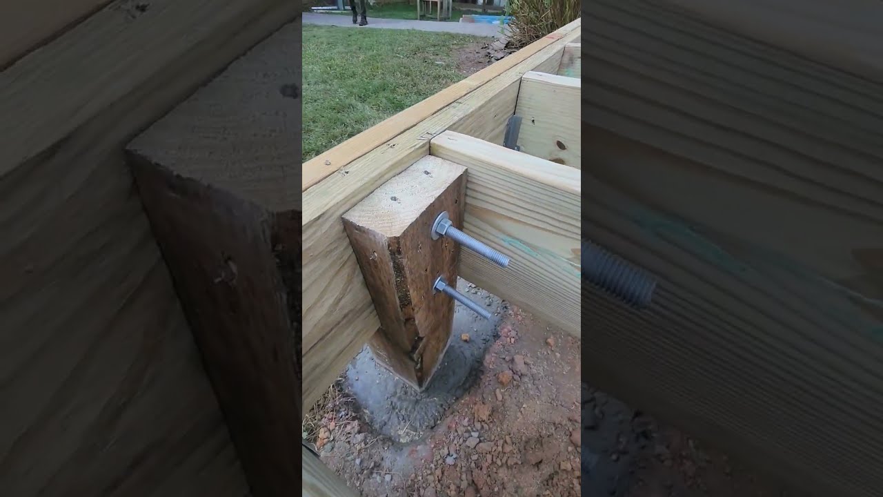 Notching 6x6 Post For Beam It S Correct 