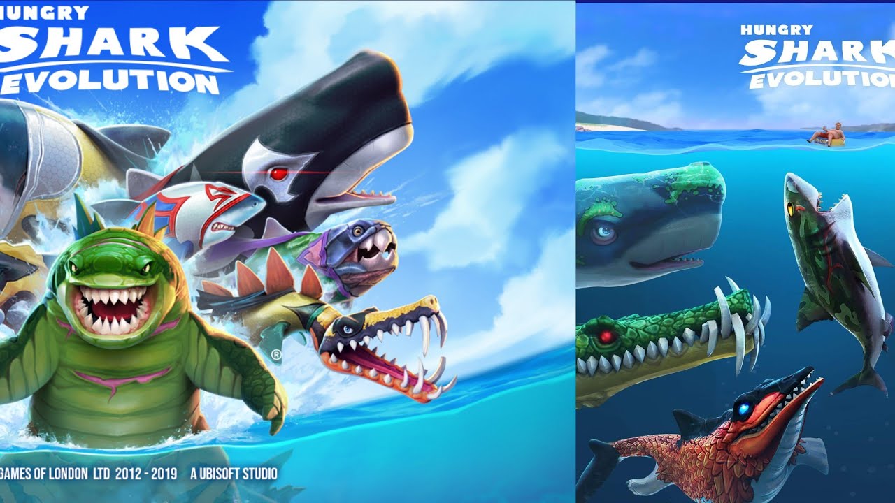 ALL SHARKS SKINS NEW SUPER HERO SKINS!! UNLOCKED - Hungry Shark ...