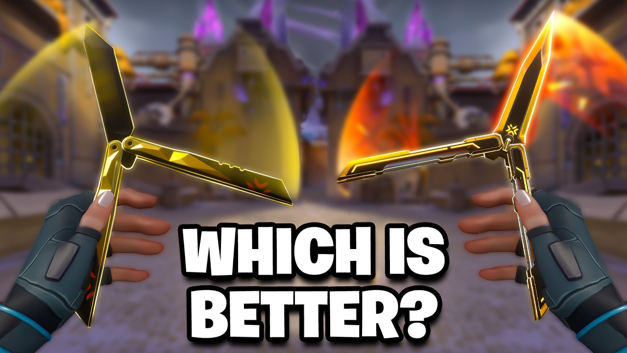 VALORANT Champions Butterfly Knives (2022 vs 2025)