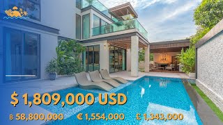 Next-Level Nagawari Villa 7Br, Elevator, Sauna, Pool 58.8M Thb 1.8M Usd 300M To The Beach