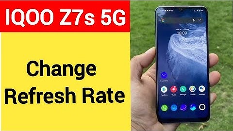 How to change refresh rate, IQOO Z7s 5G me refresh rate change kaise karen