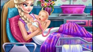 Elsa Birth Care game online - Frozen Games screenshot 3