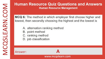 Human Resources Quiz Questions Answers PDF | Human Resources Notes Class 9-12 Ch 8 Quiz | HR App
