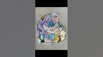 Frieren n himmel part-2 #frierenbeyondjourneysend #himmel #animeart #animedraw #art #drawing #shorts