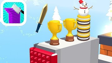 Slice it All Gameplay Android Asmr Slicing in Noob vs Pro vs Hacker God