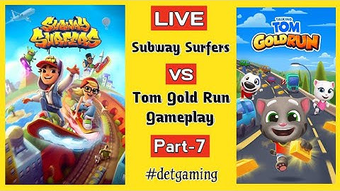 Unstoppable Endless Subway Surfers vs Talking Tom Gold Run Gameplay Part-7