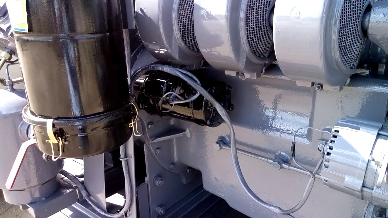 ENGINE MOUNTED AIR COMPRESSOR - VT4 - YouTube