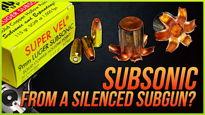 9mm Super Vel 115gr Subsonic SCHP Gel Test