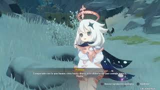 Genshin Impact - Paymon is cold in Eulas training (Spanish sub)
