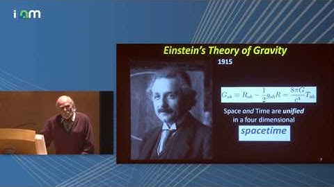 Barry Barish: "From Einstein to Gravitational Waves"