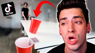 Reacting To UNREAL Trick Shots!