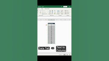 Convert Numbers Stored As Text To Numbers #excel #error