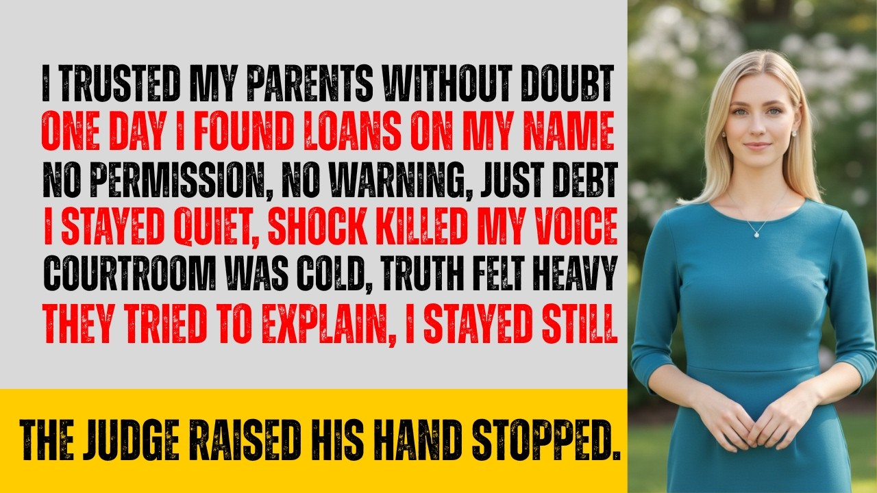 “My Parents Took Loans in My Name Without Asking — The Judge Didn’t Let Them Finish”