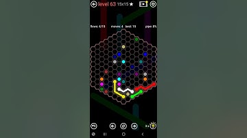 How To Solve Flow Free Hexes Premium 15x15 Mania Level 63 Board Walk Through Solution Walkthrough