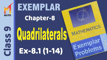 Class 9 Math NCERT Exemplar I Quadrilaterals I Cha-8 I Ex-8.1_(1-14)