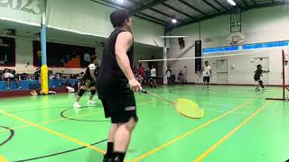 6th inhouse tourna. Cath/Jam vs Lesly/Noel (080923)badmintonsajeddahdilettantes