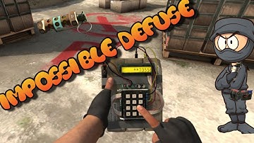 IMPOSSIBLE Ninja defuse right after bomb plant