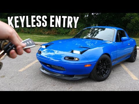 How to install a KEYLESS ENTRY System in a Miata!