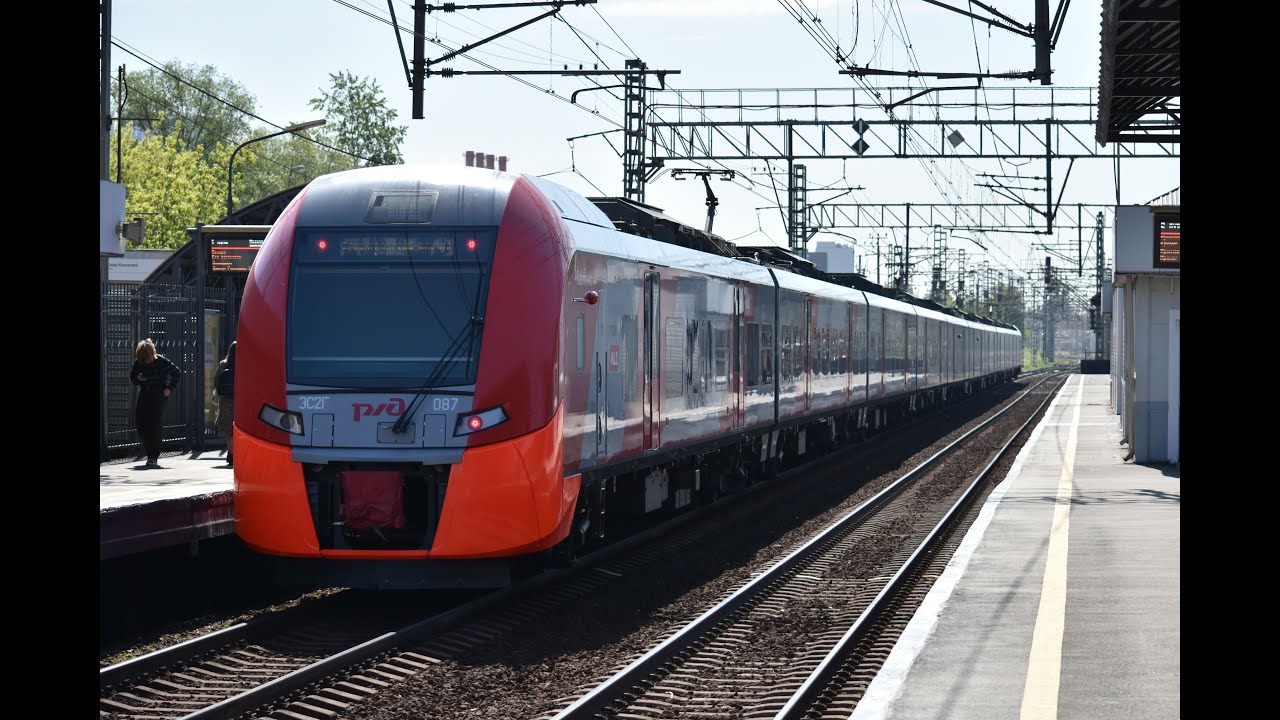 Вид из окна поезда по маршруту: Москва - Кострома (Ласточка)