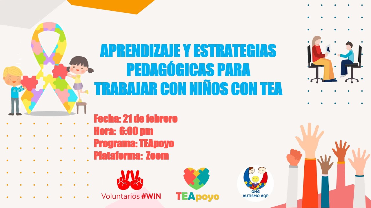 Aprendizaje y Estrategias Pedagógicas para trabajar con niños con TEA ...
