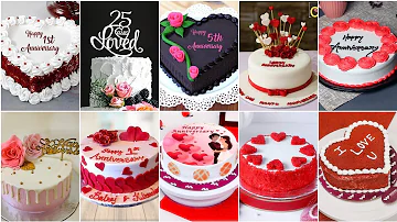 Happy Anniversary cake Designs ideas |Anniversary Cake ideas |Flowers Cake decorating|New Cake Wala