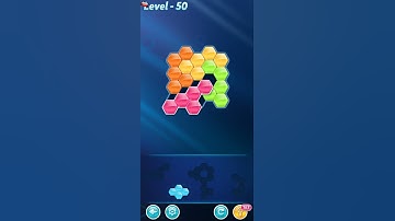 BLOCK! Hexa Puzzle! Beginner Level 50 (Rotate) - Lösung Solution Walkthrough