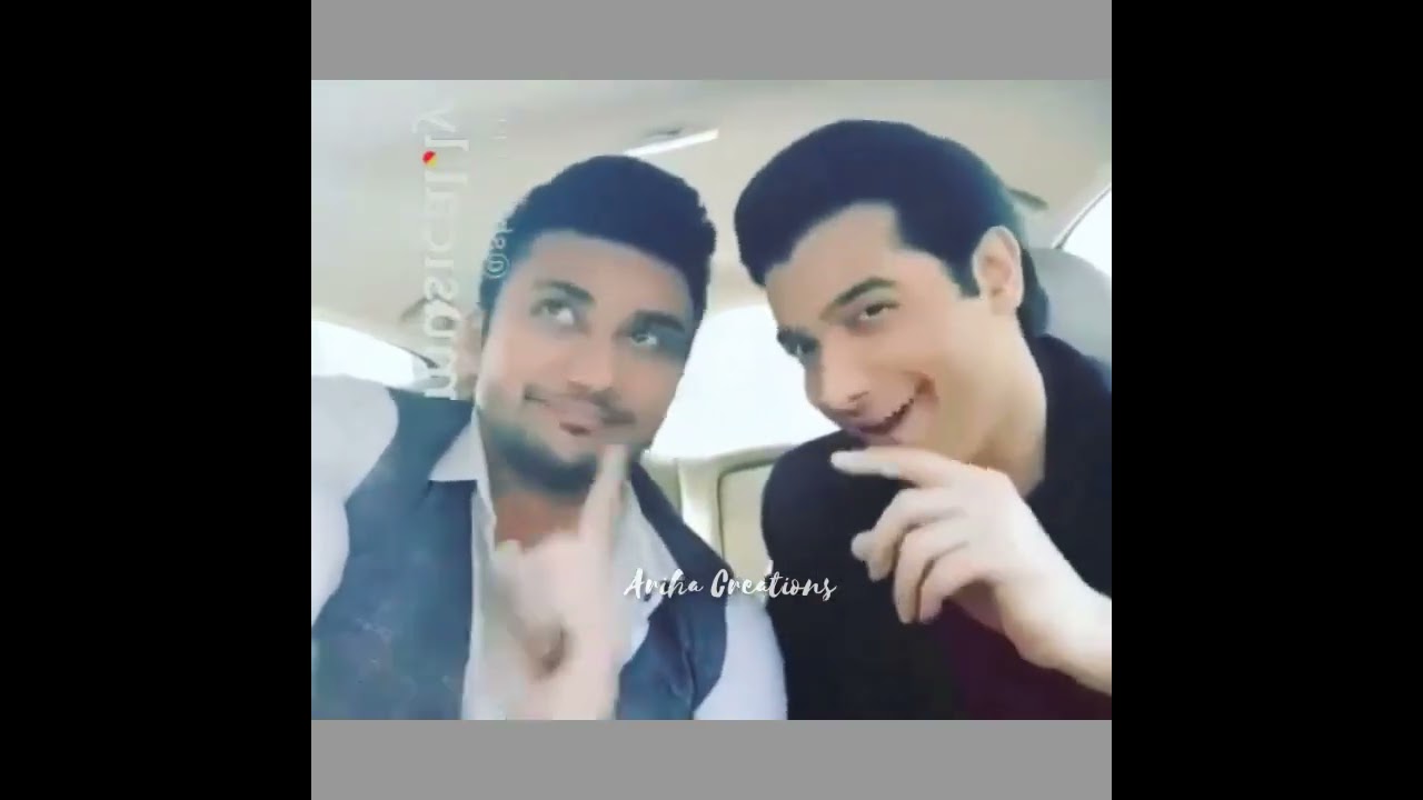 Sharad Malhotra and Zuber k khan Tiktok video   Kasam tere pyaar ki  Rishi and Manpreet fun 