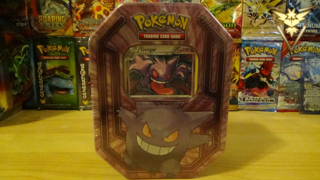 Opening A Pokemon Gengar Champions Tin!!
