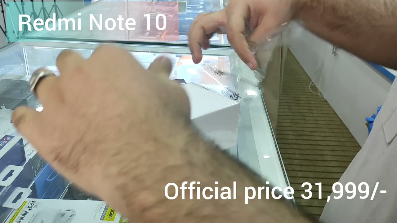Redmi Note 10 White colour Unboxing & Specifications