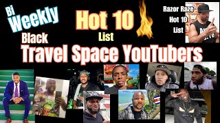 Promo Hot 10 List - Hottest Black Travel Youtubers List Show