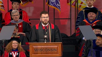 Spring 2023 Commencement Ceremony – Student speaker Liam McLean