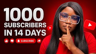 How I Got 1000 Subscribers and 4000 Watchhours With Just 1 Video(FULLY EXPLAINED). 
