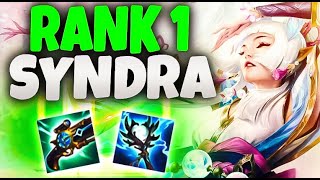 Rank 1 Syndra DOMINATES - Enemy Team Surrenders at 15 Mins! | Trisend3