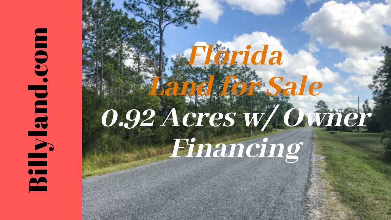 Florida Land for Sale 0.92 Acres, Osceola County, Owner Financing - YouTube