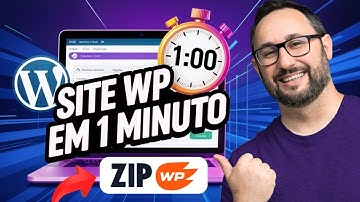 Como Criar Sites WordPress com Elementor em 1 Minuto Usando ZipWP + IA [Guia 2025]