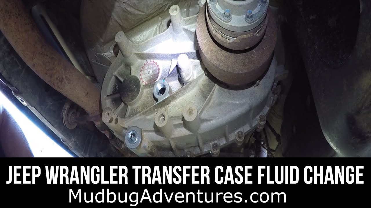 Jeep Wrangler Transfer Case Fluid Change - YouTube