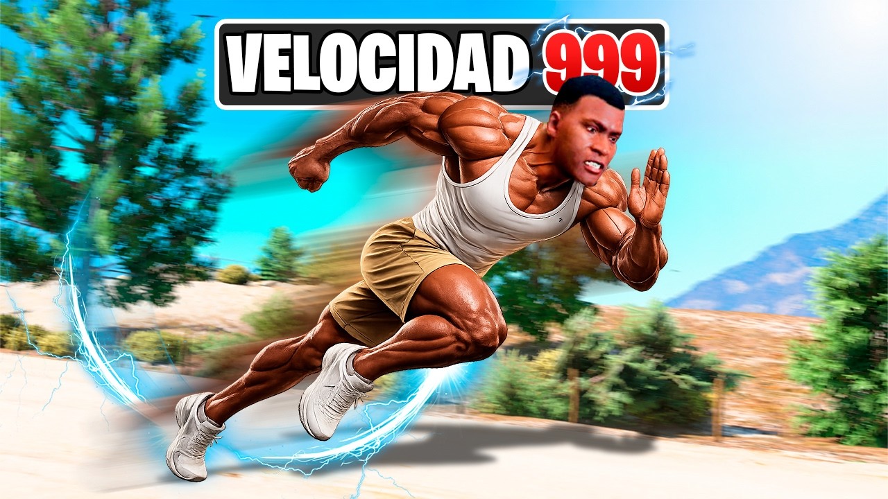 Me CONVIERTO en el HOMBRE mas RÁPIDO de GTA 5