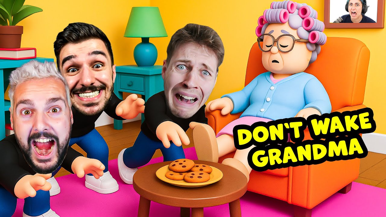 DON'T WAKE GRANDMA mit Kaan, Claudio & Tom! Wir klauen OMA DANIAS KEKSE