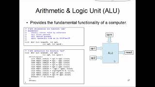 CS147: Lecture 1, Part 3 (ALU)
