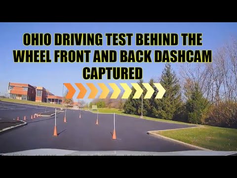 DMV DRIVING TEST ACTUAL BEHIND THE WHEEL back and front camera with a ...
