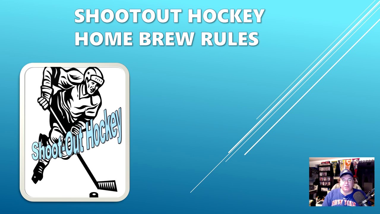 Shootout Hockey Game my Home Brew Rules YouTube