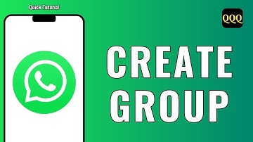 HOW TO CREATE WHATSAPP GROUP