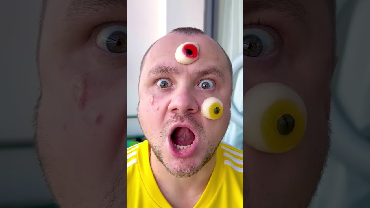 What ah oh with jelly eyball 👀🍬🍭#funny #comedy #funnyfamily #shorts