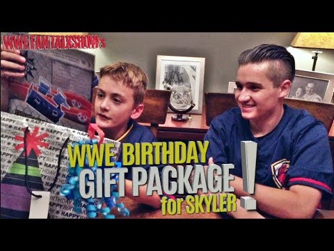 WWE BIRTHDAY GIFT PACKAGE for my FRIEND!