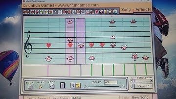 Inanimate Insanity (Seasons 1 & 2/Aces High by Kevin MacLeod) intro in Mario Paint Composer 2.0