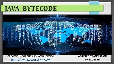 Java Bytecode (EN) Lesson 1