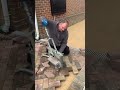 Paving blocks cutting #construction #design #generalconstruction #landscaping #constructionworker