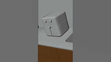 Blender Product Visualization - Airfryer #blender #3dmodeling