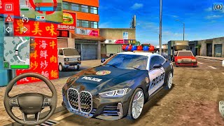 Police Sim 2022 👮🚔 BMW Police Sport Car - Police Chase, Roadblock Missions - Car Games 3D Android screenshot 1