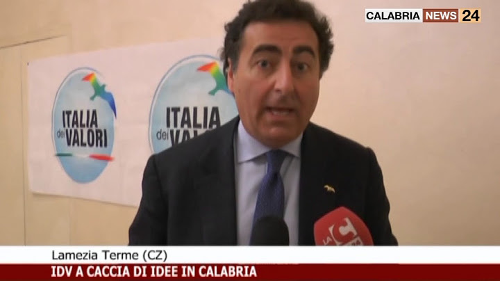 IDV A CACCIA DI IDEE IN CALABRIA